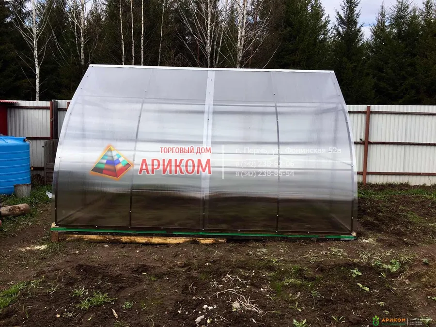 Теплицы и сотовый поликарбонат в Перми от Ариком