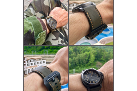 Пошив ремешка из кожи теленка