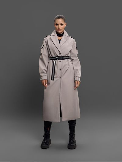 Плащ Palletoque Серый