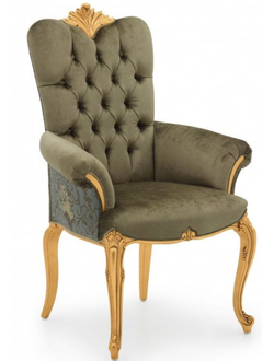 СТУЛ С ПОДЛОКОТНИКАМИ BRONTE ART. 0340A  (L76*P68*H116) SEVENSEDIE