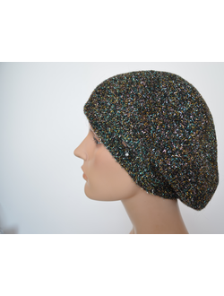 Берет Vizio  Италия 1627 разноцветный с блестками