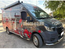 Пороги труба с проступью Папа Тюнинг d76 для ГАЗель Next NN 2021-