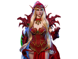 ПРЕДЗАКАЗ - Кровавая эльфийка (World of Warcraft, WoW) - Коллекционная ФИГУРКА 1/6 Scale Blood Elf Rogue (SK-010) - SHARK TOYS ?ЦЕНА: 25900 РУБ.?