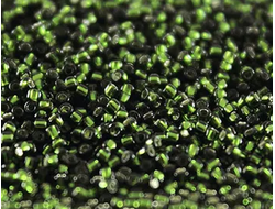 Toho 15/0 0037 Transparent Silver-Lined Olivine / Прозрачный оливин с серебряной линией внутри