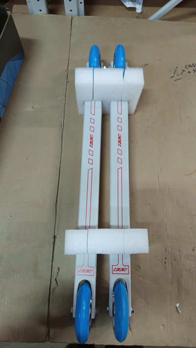 Лыжероллеры KV+ Rollerski HAWK SK 53.5 cm with fast wheels, 1 пара, скоростные