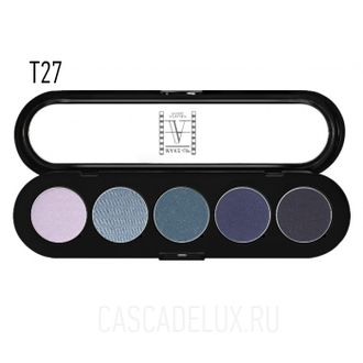 T27 Make-up Atelier Paris, Тени палитра 5 цветов