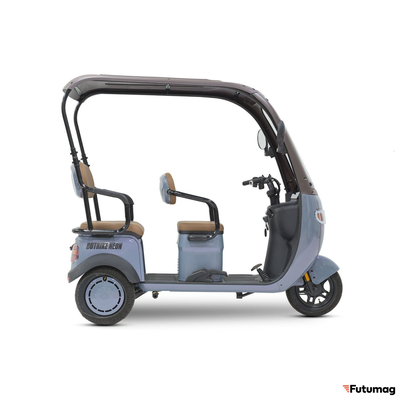 Электротрицикл Rutrike Неон фиолетовый