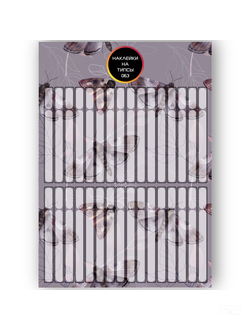 Бумажные наклейки на типсы NEW-063