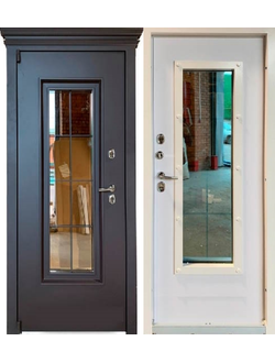 Входная Дверь Англия 1 Термо Муар 7024 (серая)