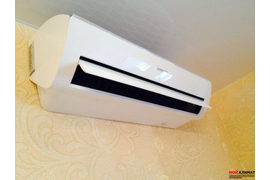 Стандартная установка кондиционера мощность 7000/9000 BTU