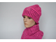 Шапка Vizio 1106 CRYO Италия ярко - розовая шевроном