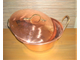 Медный таз с крышкой CopperCrafts Португалия арт.1438