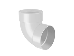 GIZA КОЛЕНО ТРУБЫ ДВУХМУФТОВОЕ 87°, ЦВЕТ БЕЛЫЙ