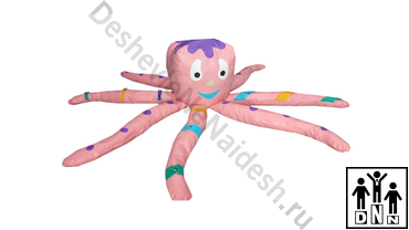 Дидактический «Осьминожек» розовый