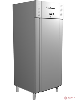 Шкаф комбинированный Carboma RF700 INOX
