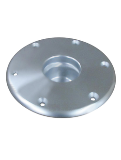 Основание стойки столешницы палубное 178х45х80 мм врезное,алюминий