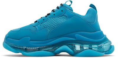 Balenciaga Triple S Sneaker Clear Sole Blue женские