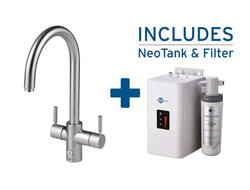 Комбинированная система 4в1 Aquahot ISE F-4N1J-BR (нержавеющая сталь)