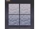 Декоративная облицовочная 3Д панель Kamastone Пузыри 1011 под покраску, гипс