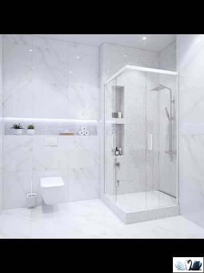 Керамогранит Staro Oasis Remix Statuario 60х60 см белый глянцевый