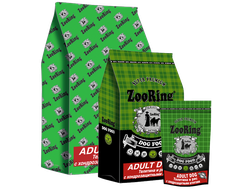 КОРМ ДЛЯ СОБАК ZOORING ADULT DOG ТЕЛЯТИНА И РИС С ХОНДРОЗАЩИТНЫМИ АГЕНТАМИ 2 кг