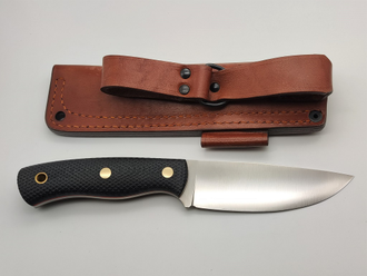 Нож Барибал сталь  VG10 черная микарта