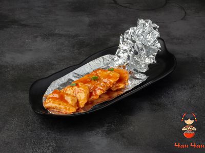 Рыба хека в апельсиновом соусе 300гр