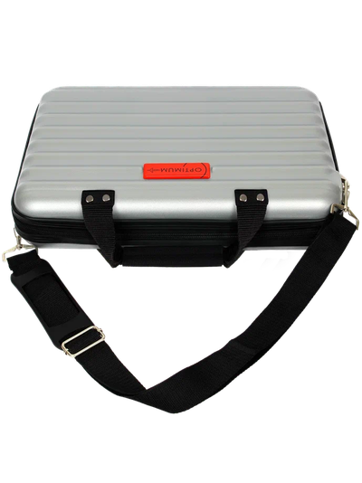 Пластиковый кейс для ноутбука 15.6 - 16 дюймов Optimum, серый