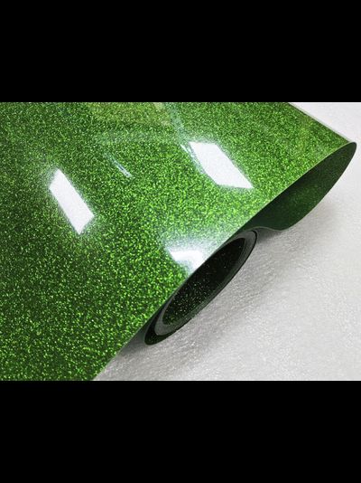 Термопленка "SEF" серия FLEXCUT GLITTER 06 GREEN, 350 мкм