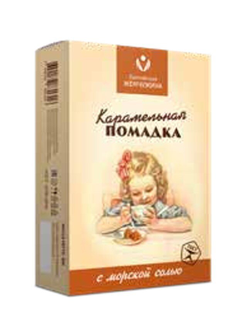 Балтийская жемчужина. Помадка карамельная "С морской солью", 150г