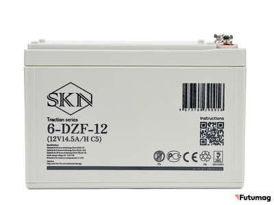 Тяговый аккумулятор SKN 6-DZF-12 (12V14.5A/H C5)