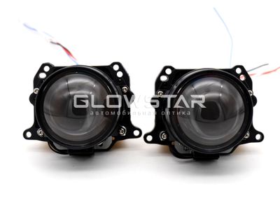 Билед модули Aozoom A15 2.5 дюйма, 2 чипа, 5500K, 12V, 58W/65W, крепление 3R и съемное гаечное (комплект, 2шт)