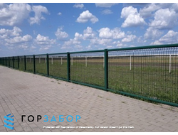 Оцинкованное газонное ограждение из 3D панелей купить с установкой ГОРЗАБОР