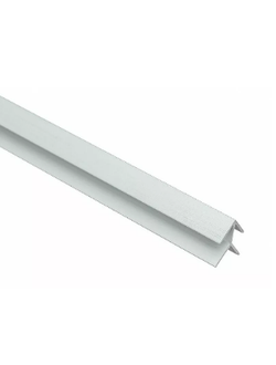 Планка д/панелей "Скиф" 6мм  600мм угловая (внутренний) белый