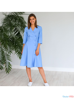 ПЛАТЬЕ DOCLIKE DL317 голубое