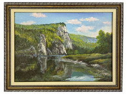 Картина "Природа Урала" в ассортименте. Холст/масло. Разные размеры.