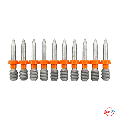 Гвозди-шпильки c резьбой по легкому бетону и кирпичу GNGM6-8-22-BT