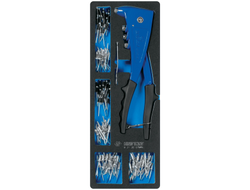 Заклепочник с набором заклепок, ложемент, 121 предмет KING TONY 9-21-20-07MRV