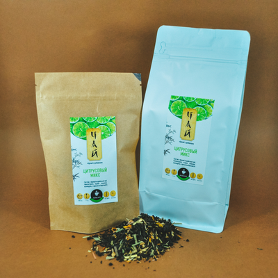 Черный чай с добавками "Цитрусовый микс" 100г