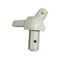 Тройник 135 гр пластиковый белый.