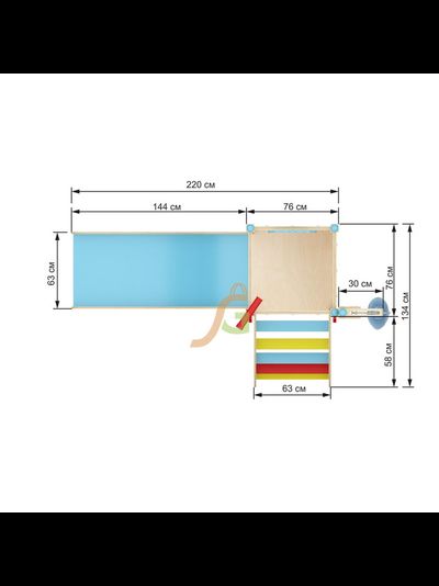 Детская игровая площадка IgraGrad 3