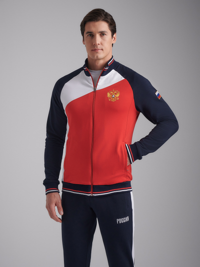 Спортивные костюмы 11SK-1309, с символикой России, для команд