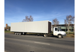 ГАЗ .СЕДЕЛЬНЫЙ ТЯГАЧ С ПОЛУПРИЦЕПОМ