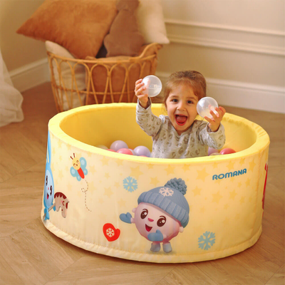Сухой бассейн Romana Airpool "Времена года" ДМФ-МК-02.56.01 жёлтый купить в Воронеже