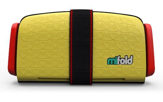 Бустер автомобильный Mifold - the Grab-and-Go Booster seat/Taxi Yellow, жёлтый