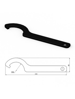 Ключ для регулировки амортизаторов TM 090901T