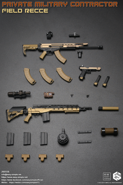 Наемник-разведчик (лимитированная версия) - Коллекционная ФИГУРКА 1/6 scale Private Military Contractor Field Recce (26055S) - Easy&Simple