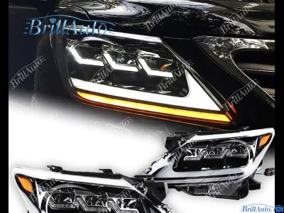 Фары Lexus LX 570 12-15 LED 3 линзы светодиодные