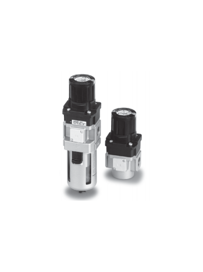 Фильтр / регулятор со встроенным манометром AWG20/30/40