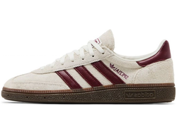 Кроссовки Adidas Handball Spezial Off White Collegiate Burgundy